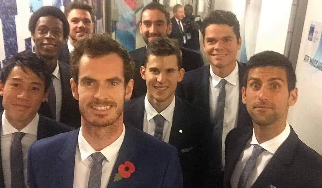 ドミニク・ティエムさんのインスタグラム写真 - (ドミニク・ティエムInstagram)「My best selfie ever 😃 #ATPFinals #london」11月11日 21時45分 - domithiem