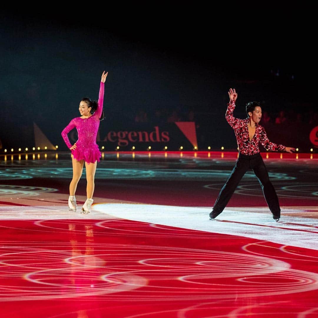 Ice Legends 2016のインスタグラム：「We hope to see Mao Asada illuminate the ice at #GPFigure in Paris as she did during the finale of Ice Legends! Photo © Dominique Schreckling」