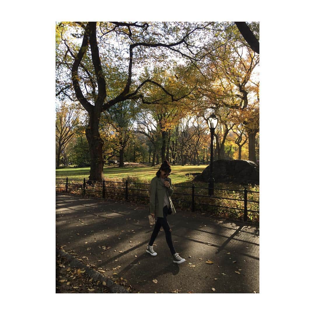 小泉里子さんのインスタグラム写真 - (小泉里子Instagram)「Central Parkも色付いてきた。#NY #centralpark #Coloredleaves #autumninnewyork」11月12日 3時41分 - satokokoizum1