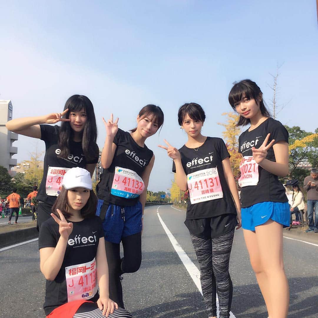吉崎綾さんのインスタグラム写真 吉崎綾instagram ファンランチームゴール 全力で走りきれた 後はフルマラソンの応援 巫女子のステージは14 40分から あいにゃさきちょり頑張れ 福岡マラソン エフェクト 11月13日 9時50分 Yoshizaki Aya