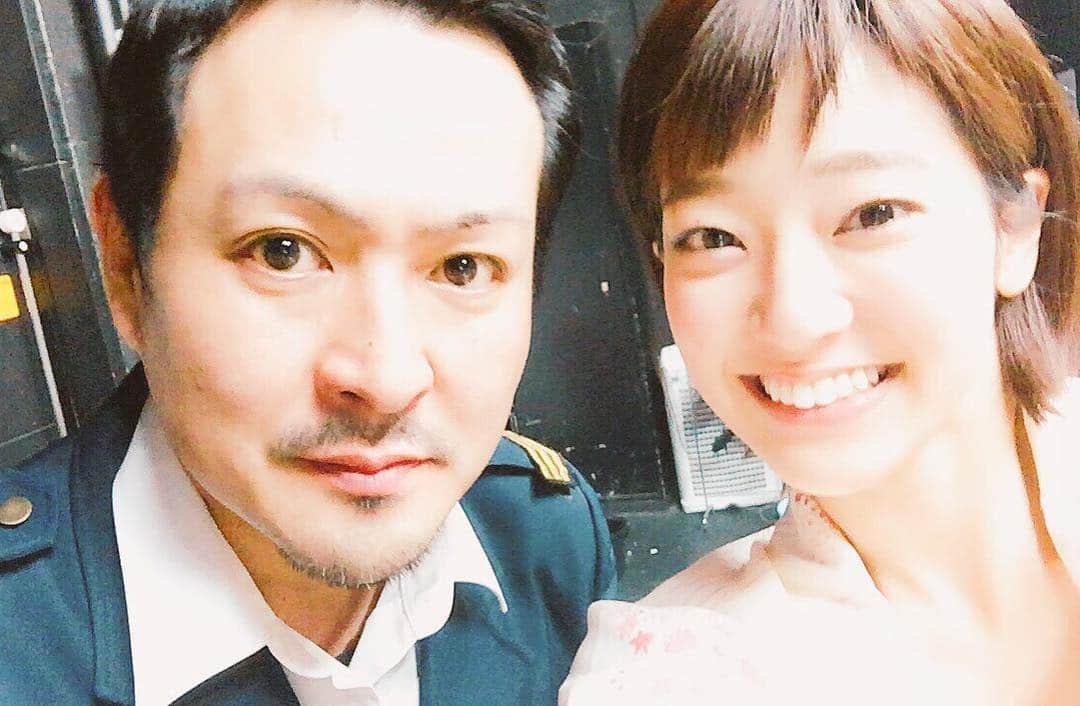 重松隆志さんのインスタグラム写真 - (重松隆志Instagram)「東京公演での写真。あれ？え？？これしかない😂梨木まいちゃん。ありがとー。忘れません。 #悲しき天使#小百合#梨木まい#女優#思い出の写真#一枚#悲しきおじさん」11月14日 23時08分 - shige_man_