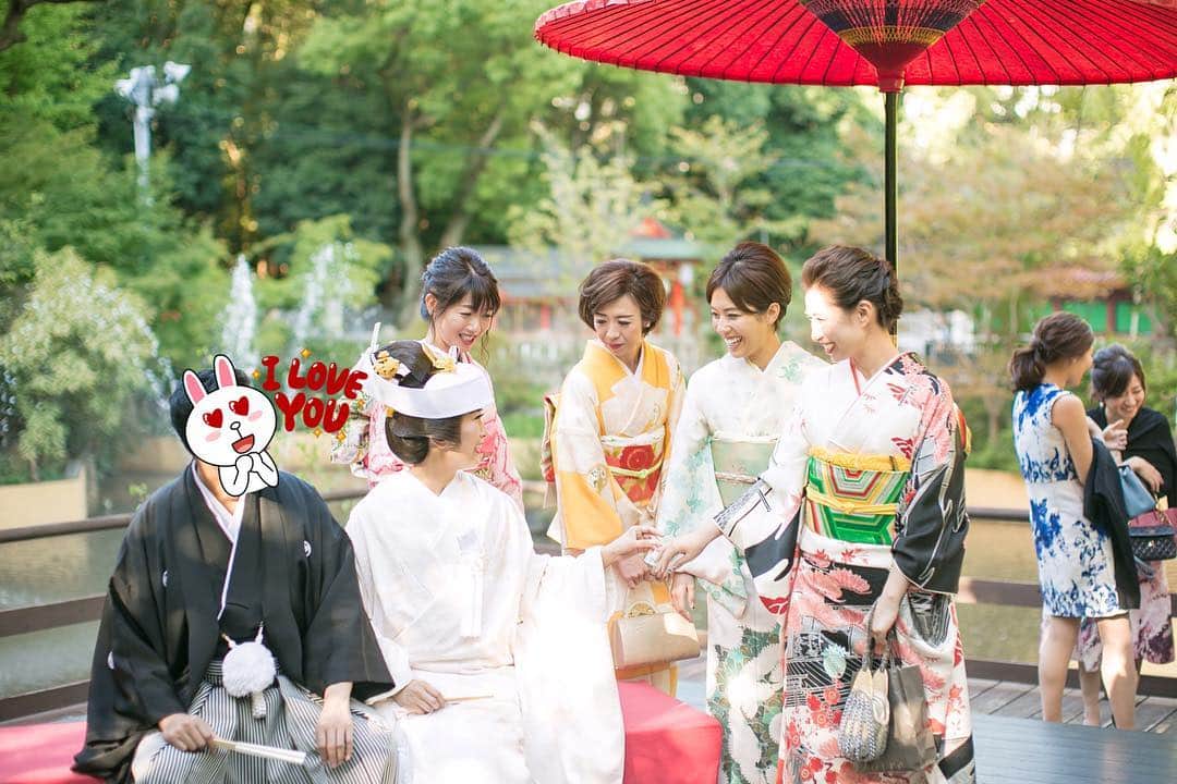 Mai Wakimizuさんのインスタグラム写真 - (Mai WakimizuInstagram)「皆の姿が見えた時、やっといつもの笑顔に♡ #wakkinwedding#生田神社#おばリン会」11月15日 8時53分 - wakkin__m