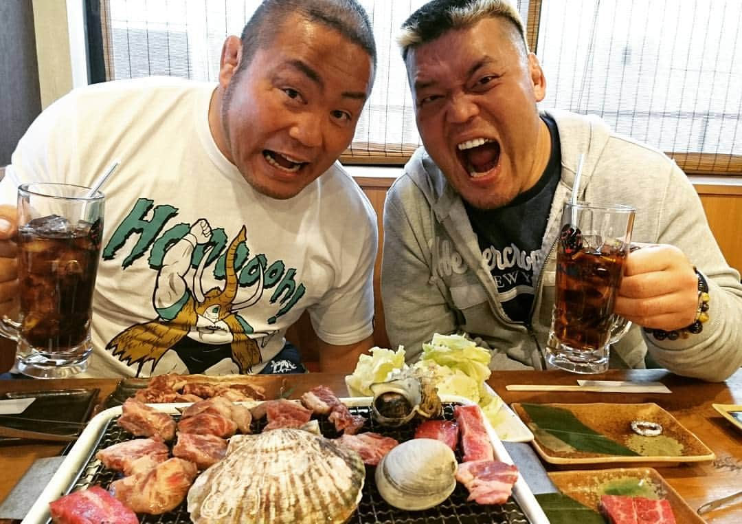 中西学のインスタグラム：「ここは高崎、上州牛がめっちゃウマイ！d=(^o^)=b  #中西ランドロケ中 #高崎」