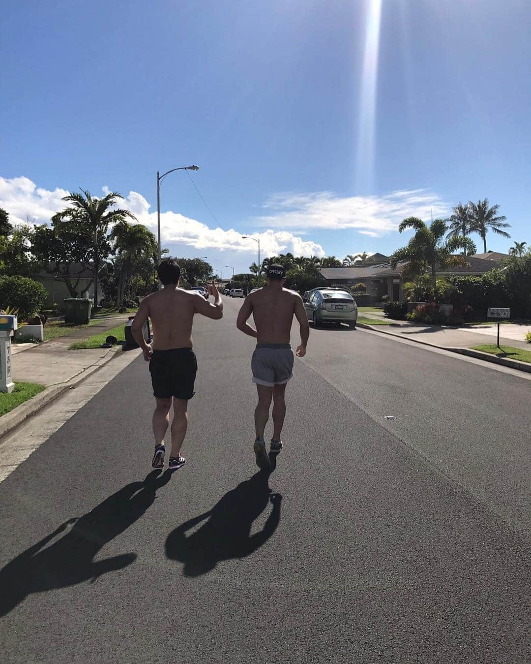 加織のインスタグラム：「🌴❤️❤️」