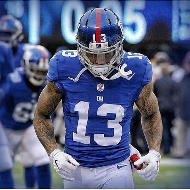 オデル・ベックハン・ジュニアのインスタグラム：「thank you guys for 10k , it's litty ! 🤑 #obj #nyg」