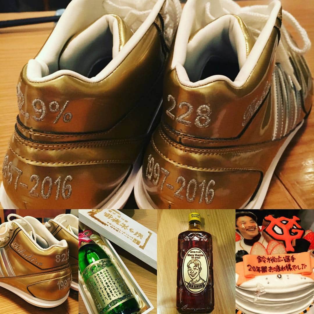 鈴木尚広のインスタグラム：「素敵な贈り物😄」