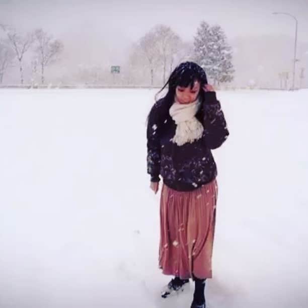 杜このみのインスタグラム：「雪女♡ #北海道 #雪#hokkaido」