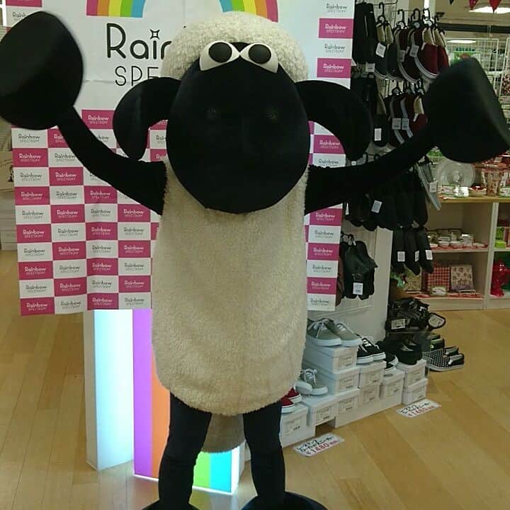 RainbowSPECTRUM仙台ロフト店のインスタグラム：「さてさて本日も。 #ひつじのショーン がやってきますよ！🙆💘 . 本日限定で各回先着15組様には #チェキ #写真 をプレゼント！ . #RainbowSPECTRUM #rs仙台ロフト #レインボースペクトラム#🌈 #shaunthesheep #NICI #nicis #🐑 #ショーン #クリスマス #Christmas #Xmas #写真 #写真撮ってる人と繋がりたい #ファインダー越しの私の世界 #happy #love #friends #mery #line #snow #f4f #follow4follow #相互フォロー」