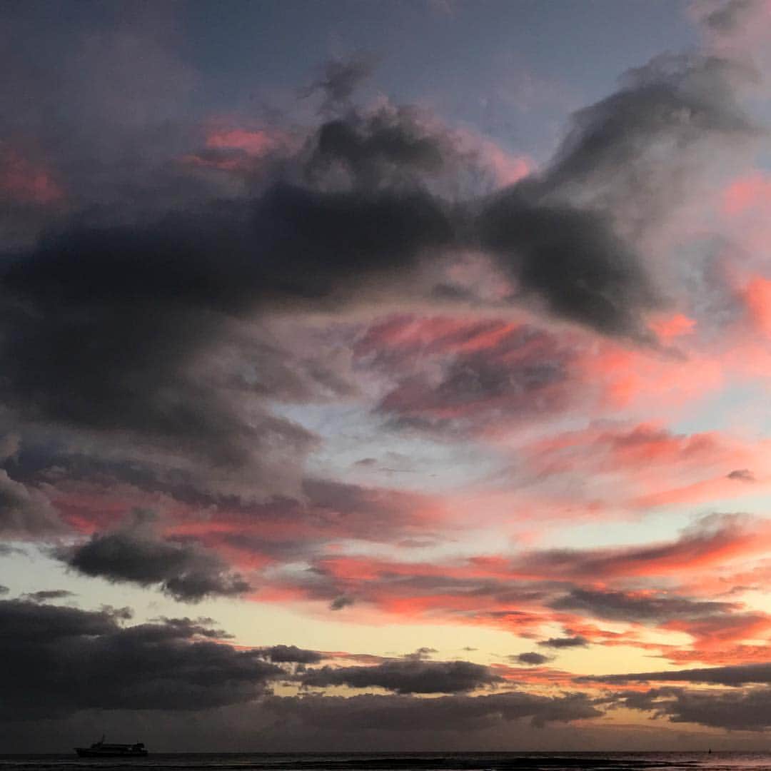 ウィットニー・バンスのインスタグラム：「Eternally seeking sunsets ✨  #magichour #nofilter #cloudappreciationassociation」