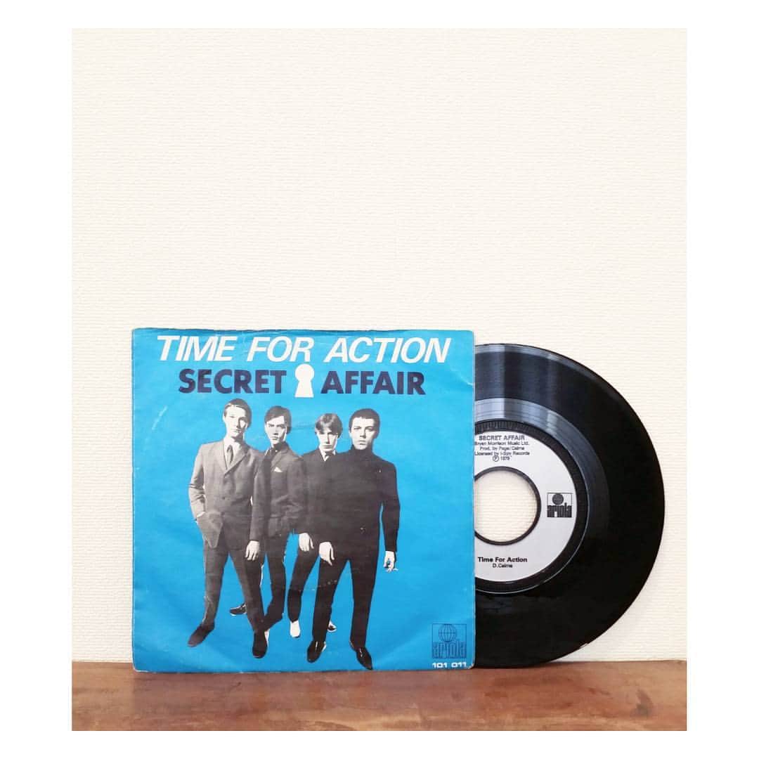 峯田和伸さんのインスタグラム写真 - (峯田和伸Instagram)「Time For Action / Secret Affair ('79) #vinyl」12月5日 13時41分 - mine_minet