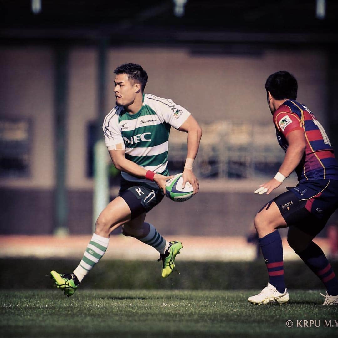 田村優のインスタグラム：「NECにもどってきた、かった😊 パグさん100キャップだからがんばった。 #rugby」