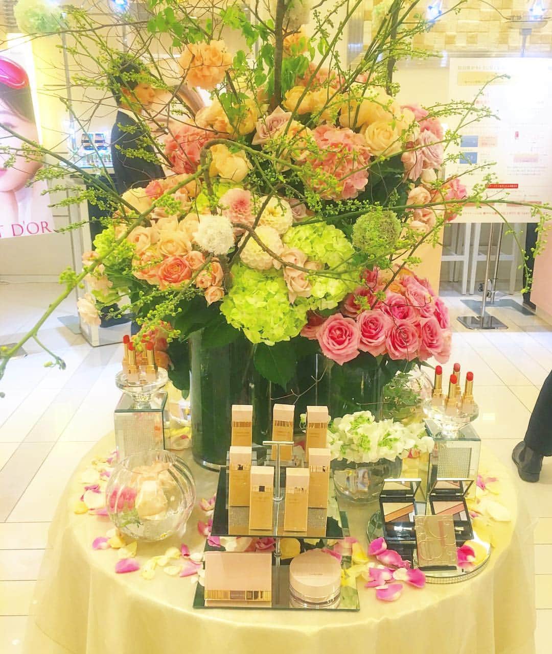 七尾エレナのインスタグラム：「💄💄💄💄 カネボウ2017 SPRING & SUMMER PRESS ROOMへ✨ ＊ 新しい技術、商品にいち早く触れられて、 幸せなひととき💄💋 コフレドールの新作デザインに一目惚れしました♡ ＊ #カネボウ #コフレドール #SALA #サラ #TWANY #トワニー #ALLIE #アリィー #ミラノコレクション #美容 #コスメ #新商品発表会」