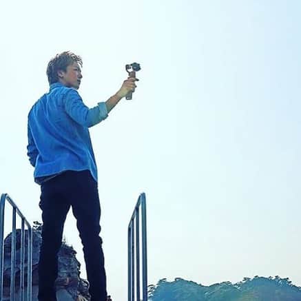 EXILE TAKAHIRO（なりきり）のインスタグラム：「九十九島に行かせていただいた時Part.3  #九十九島 #オフショット  #TAKAHIROの背中 #うぃー笑」