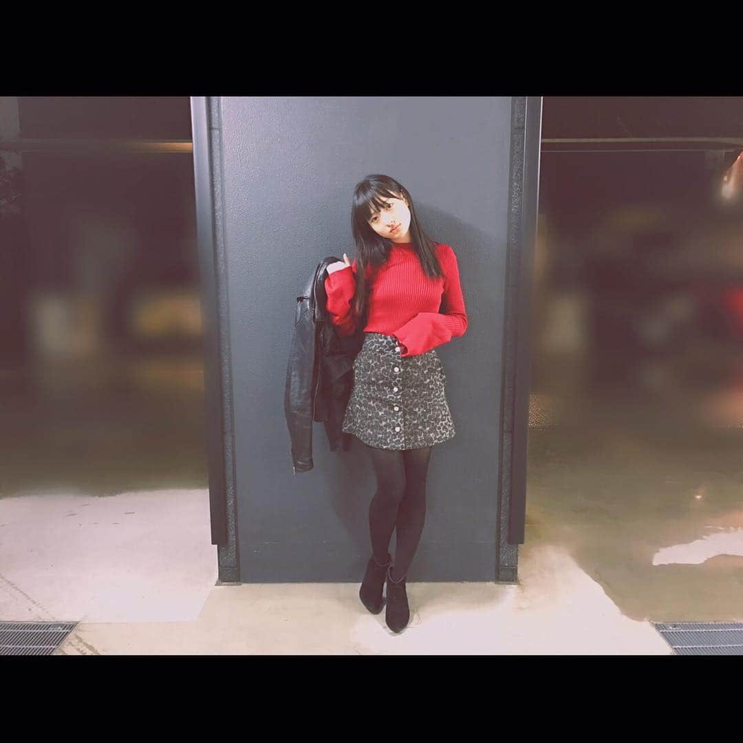 松野莉奈のインスタグラム：「まっつんclothes✨ tops: lilLilly skirt:Honey mi Honey  #松野莉奈 #まっつんclothes #lilLilly #Honey mi Honey」