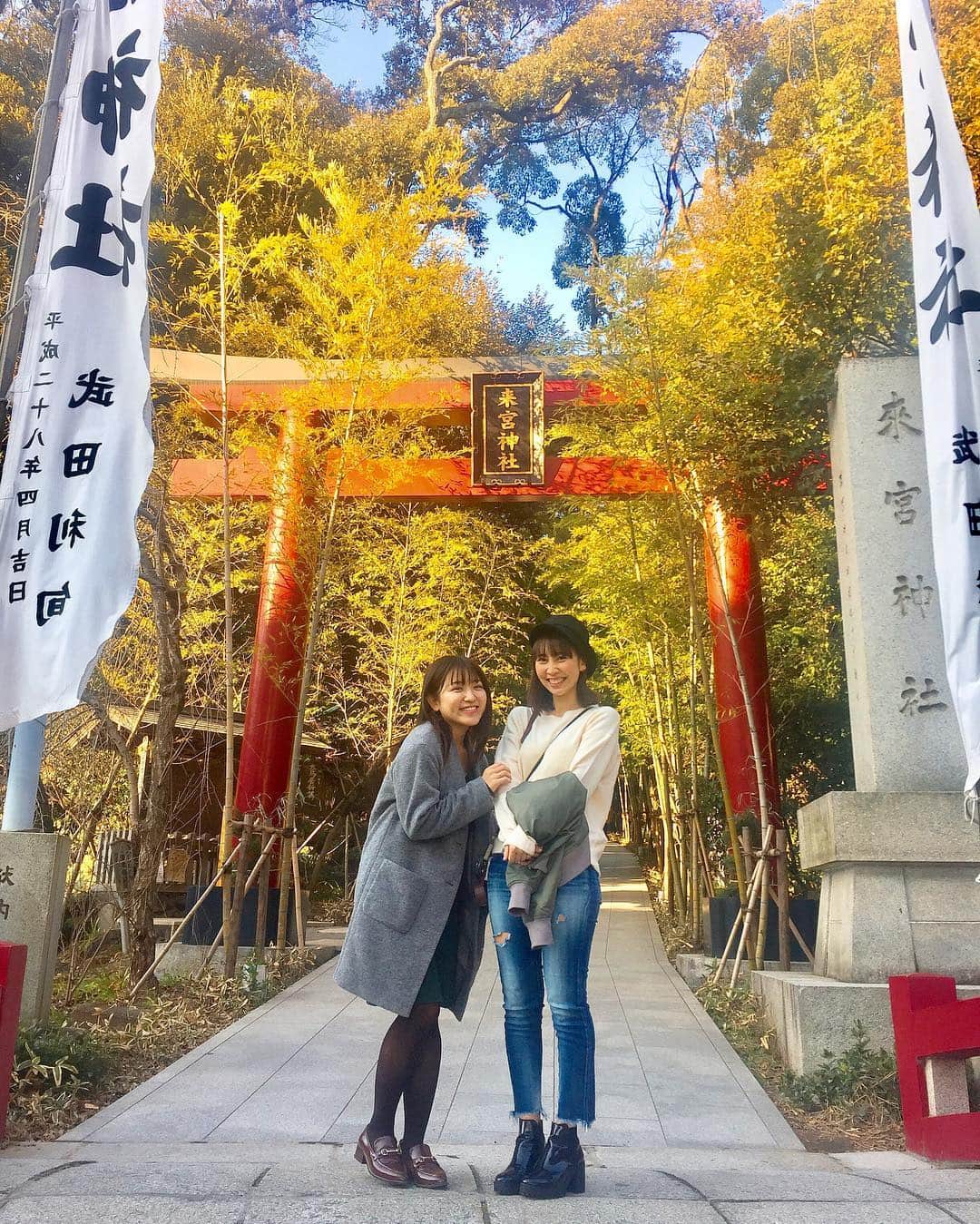 内田眞由美さんのインスタグラム写真 - (内田眞由美Instagram)「❤️ #来宮神社#熱海#初詣#近野莉菜」1月5日 10時33分 - mayumi_mmm_