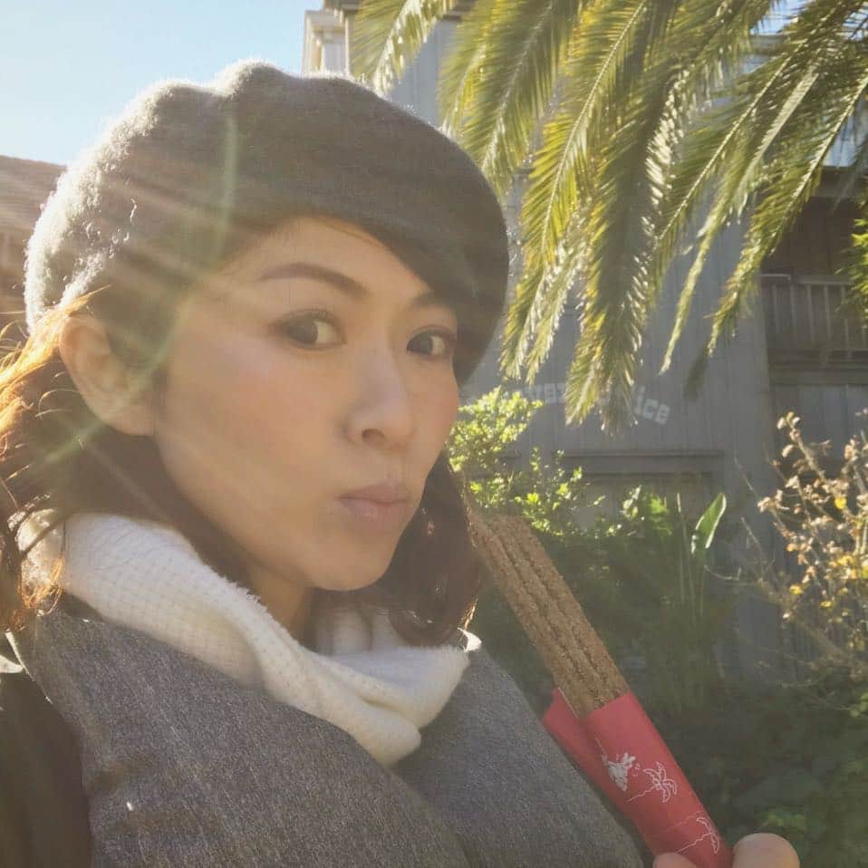 畑野ひろ子さんのインスタグラム写真 - (畑野ひろ子Instagram)「TDLのチュロス大好き！  #東京ディズニーランド #tdl #snack #チュロス #カフェオレ味 #おやつ #防寒はPLSTのダウン」1月5日 21時13分 - hiroko_hatano_