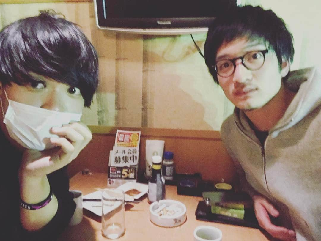 山中拓也さんのインスタグラム写真 - (山中拓也Instagram)「奈良の後輩Age Factory エースケと。6年の付き合い。」1月7日 2時24分 - oraltakuya