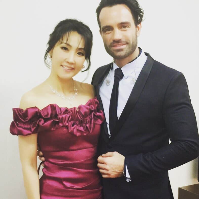 濱田めぐみのインスタグラム：「ラミン ミュージカルコンサート 終了！ 素晴らしい時間でした🎤😄 またご一緒出来ますように⭐️⭐️⭐️ #ramin  #raminkarimloo  #megumihamada」