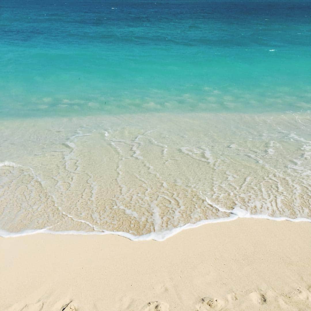 #RINKAgramHawaiiのインスタグラム：「海とホワイトサンドのグラデーション🏝 . #rinkagramhawaii #rinkagram #lanikaibeach」
