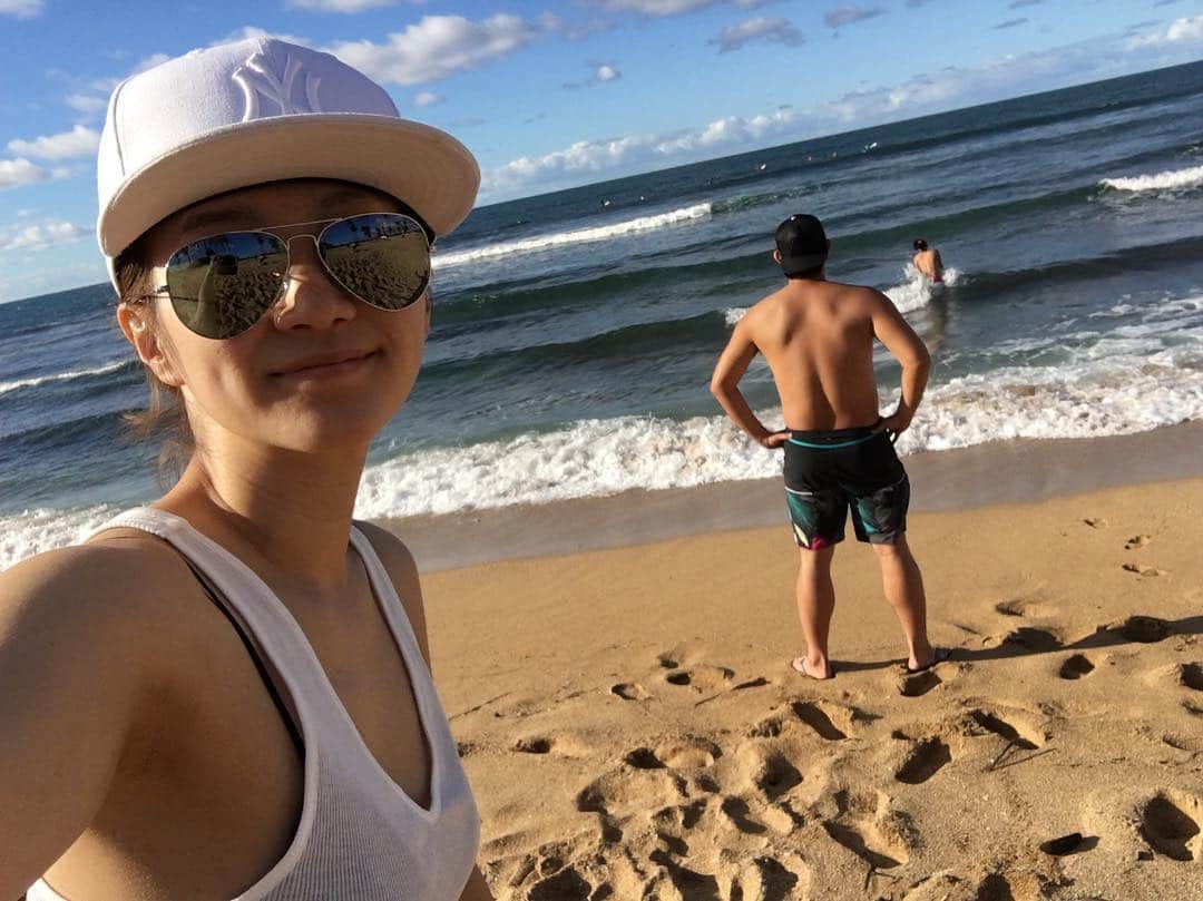 加織のインスタグラム：「🌴☀️❤️」