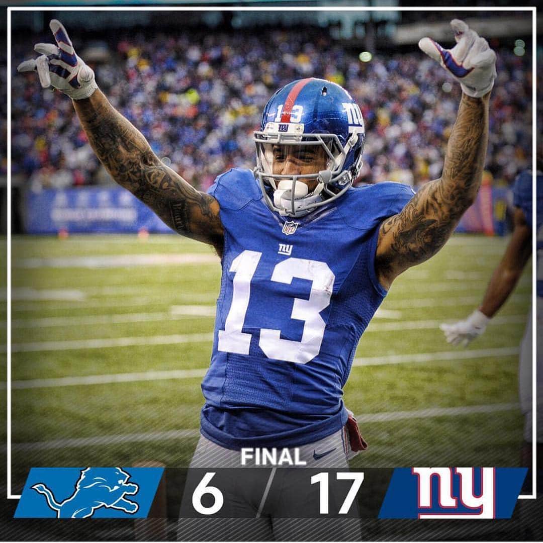 オデル・ベックハン・ジュニアのインスタグラム：「young savage ❄️ #obj #nyg」