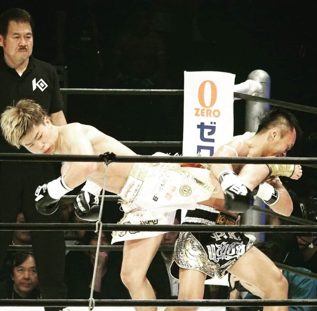 小野寺力さんのインスタグラム写真 - (小野寺力Instagram)「#キックボクシング #knockout #ノックアウト #那須川天心 #バックスピンキック  #ブシロード」12月19日 10時08分 - rikionodera