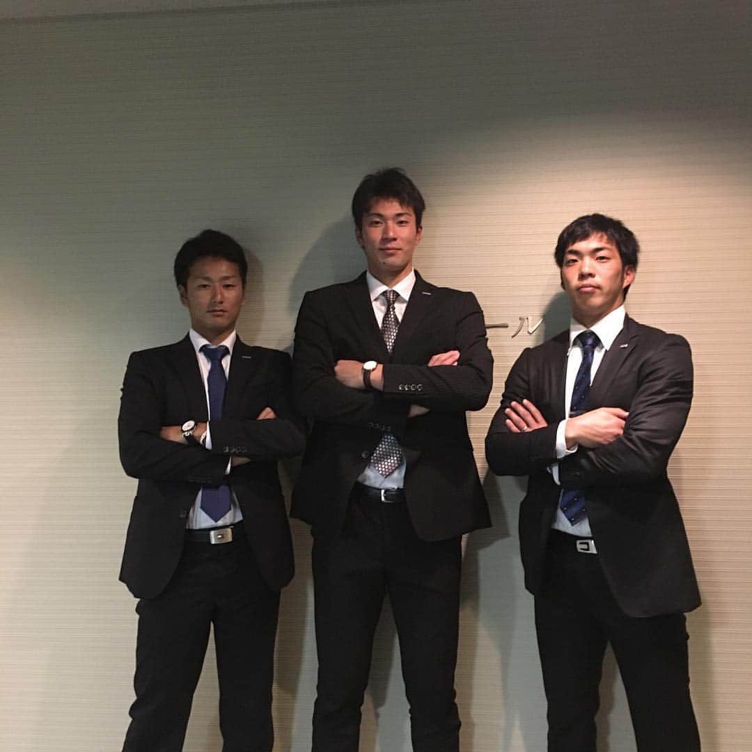 藤谷洸介のインスタグラム：「納会でした！(*^^*) #panasonic  #契約組 #松心会館」