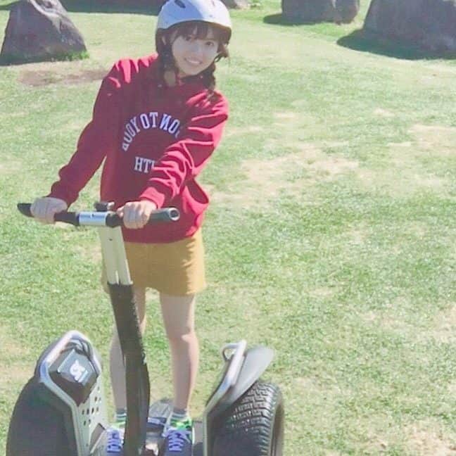 のインスタグラム：「初セグウェイでした～❗ 飛鳥さん武道館セグウェイのルーツはここにあり❗ #潮騒 #齋藤飛鳥 #あしゅ#セグウェイ」