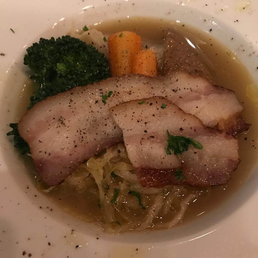 野村祐輔のインスタグラム：「今日は体に良いポトフです^_^」