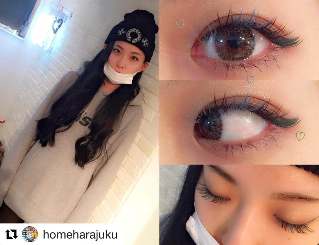彩姫さんのインスタグラム写真 - (彩姫Instagram)「@homeharajuku で今年最後のマツエク💕💕💕いつも素敵にしてくれるのでこれ無しじゃ無理😲🌈✨ 来年もお世話になります🤣🤣🤣 #saiki #bandmaid #cromehearts」12月23日 19時13分 - saiki_bandmaid