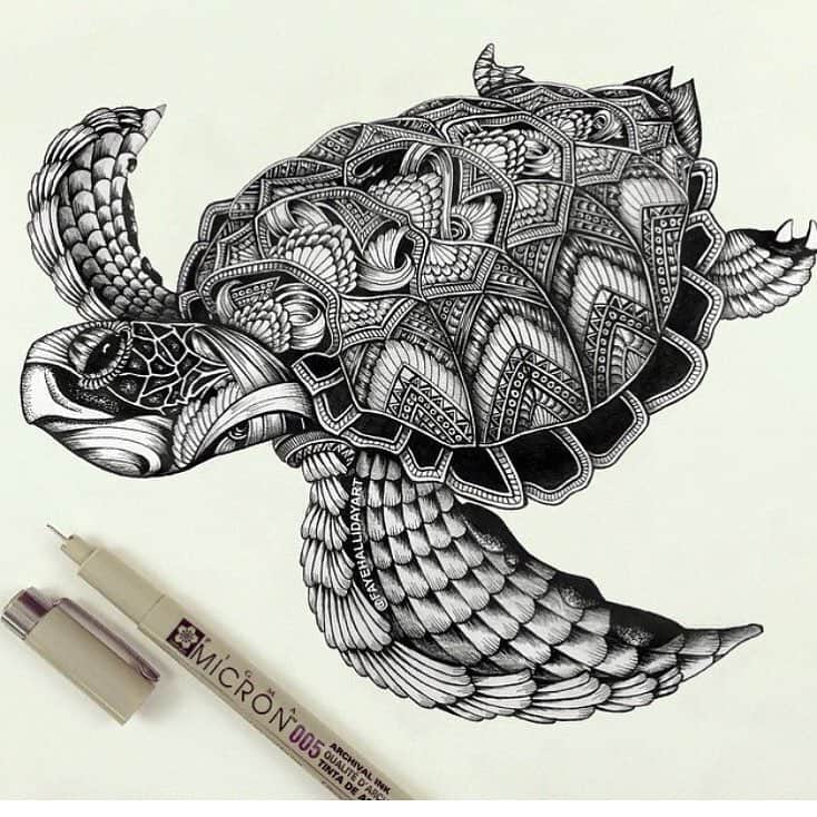 Art Collective Magazineのインスタグラム：「Stunning drawing by @fayehallidayart  #artcollectivemag」