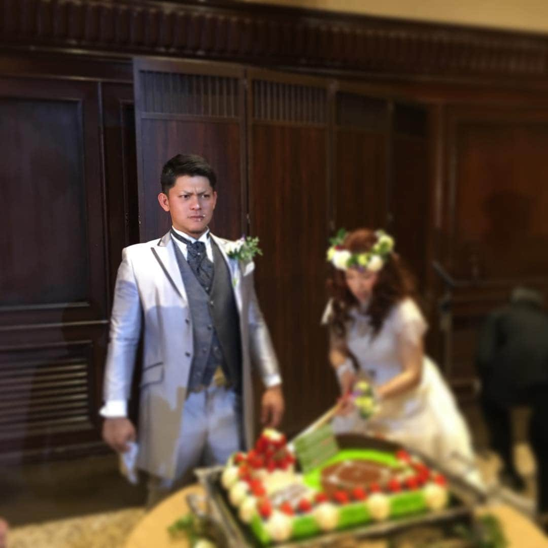 三ツ俣大樹のインスタグラム：「元オリックス、稲倉、結婚おめでとう㊗️ #熊本#伊藤光#堤ゆうき#オリックス#中日」