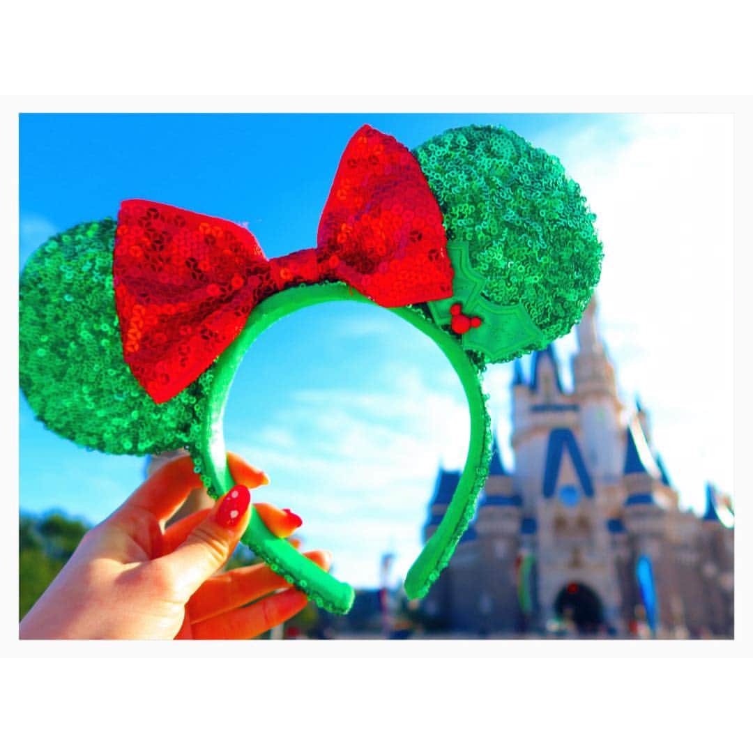 のインスタグラム：「毎年恒例のクリスマスディズニーへ❤️💚❤️お昼までしかいられなかったんだけど、やっぱりディズニー行かなきゃクリスマスじゃないってことで😍✌️💗💕声かけてくれたみなさん、ありがとうございました！🎉💕沢山の方と会えて、お話しできて、嬉しかったです！🎵💕 #tdl #tokyodisneyland #Disney #christmaseve #Xmas #Minnie #happy #ディズニーランド #クリスマスディズニー #クリスマスイヴ #ハッピー」