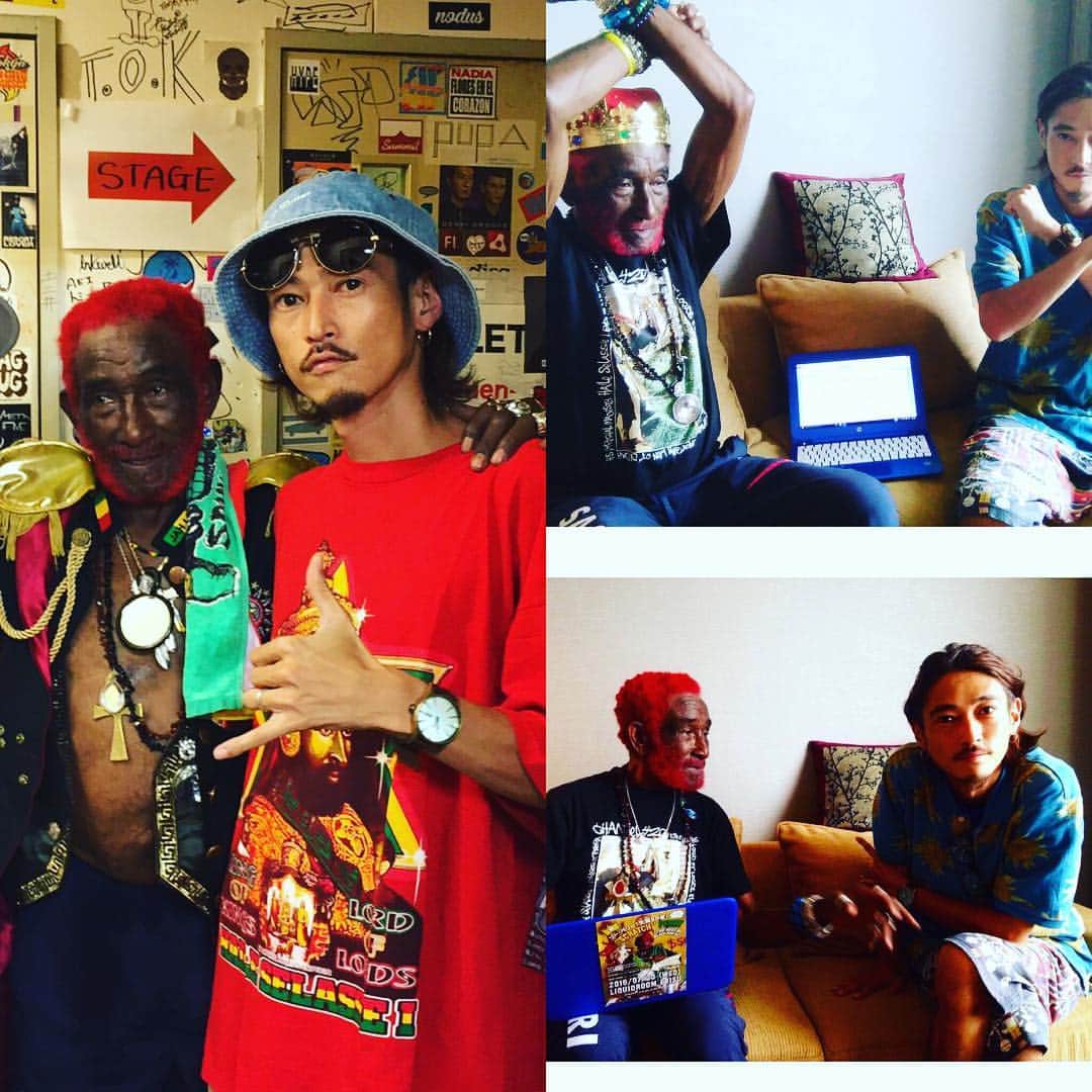 窪塚洋介のインスタグラム：「#yosukekubozuka ”w/Lee_scratch_PERRY”」