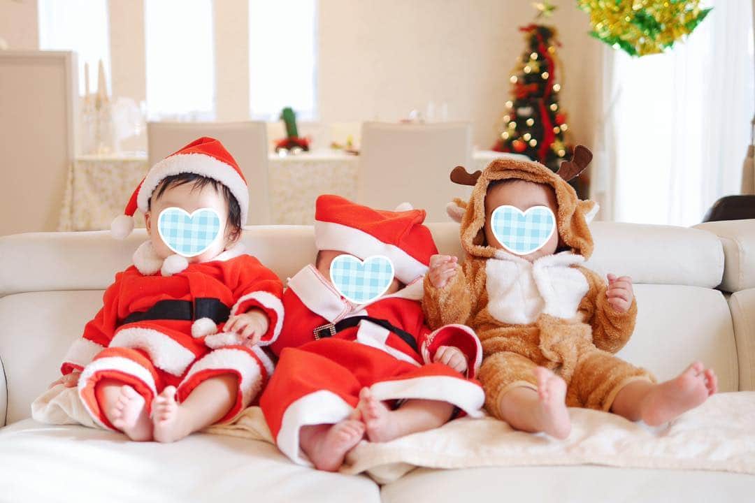 竹中一江のインスタグラム：「楽しかったクリスマスパーティー🎄✨ #男の子ママ #チビサンタ #クリスマス」