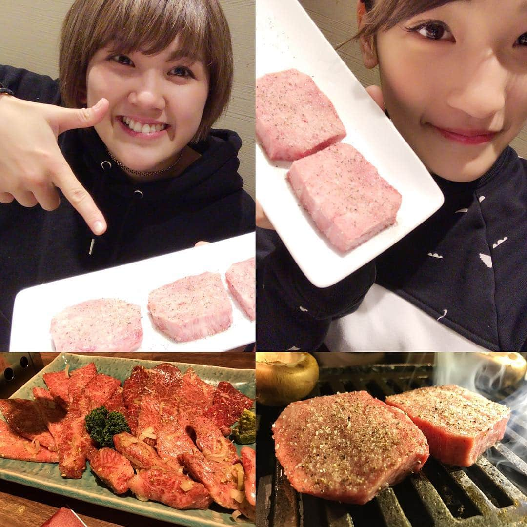 RENA（久保田玲奈）さんのインスタグラム写真 - (RENA（久保田玲奈）Instagram)「焼肉食べて回復しました！私の必勝飯⭐︎ ( ´∀｀)今日はゆっくり寝て明日に備えます！ 皆さん、明日は応援宜しくお願い致します！  #焼肉 #厚切りたん #幸せ #必勝飯」12月30日 22時14分 - sb_rena