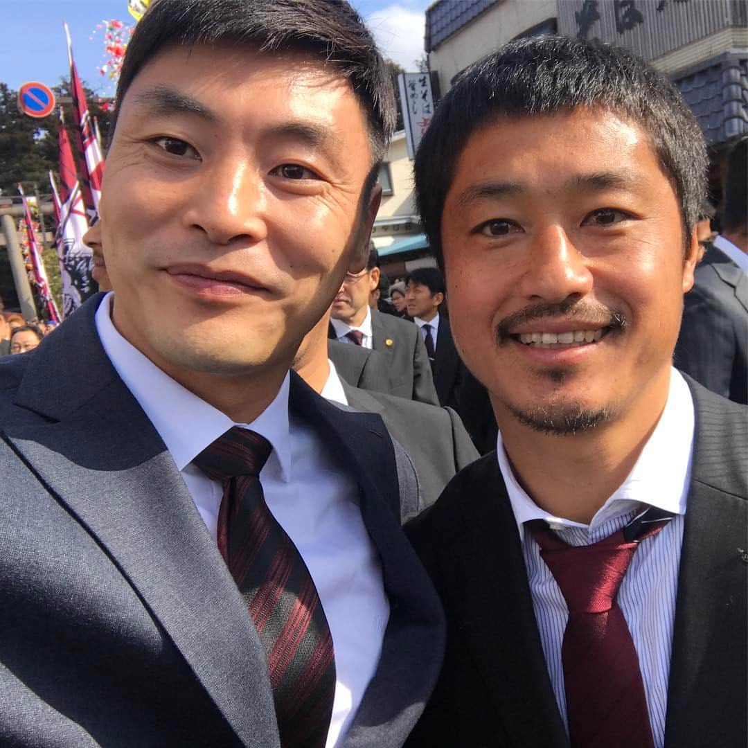 クォン・スンテさんのインスタグラム写真 - (クォン・スンテInstagram)「#오가사와라 #큰형님 우승퍼레이드행진 아직 어색한것도 많지만 적응해나가는중 #がんばわ」1月29日 17時51分 - goodday00