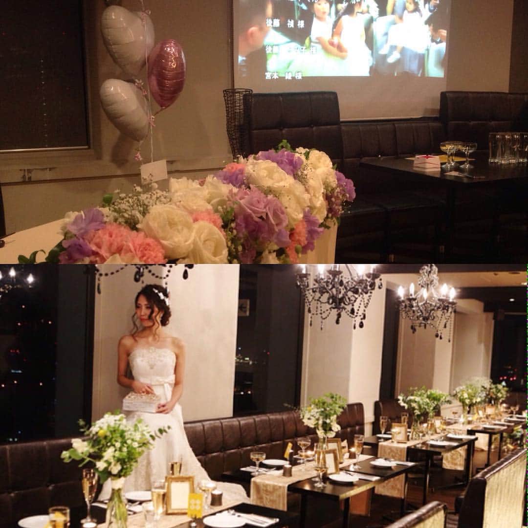 夜景 個室 菜華-梅田店-のインスタグラム：「本日は結婚式の二次会パーティー貸切営業です！ 二次会専門プランナーも在中しておりますのでご連絡お待ちしております⭐️ #菜華 #梅田 #大阪駅前第3ビル #結婚式 #二次会 #パーティー #ウエディング #夜景 #wedding #bridal #party #umeda #nightview」