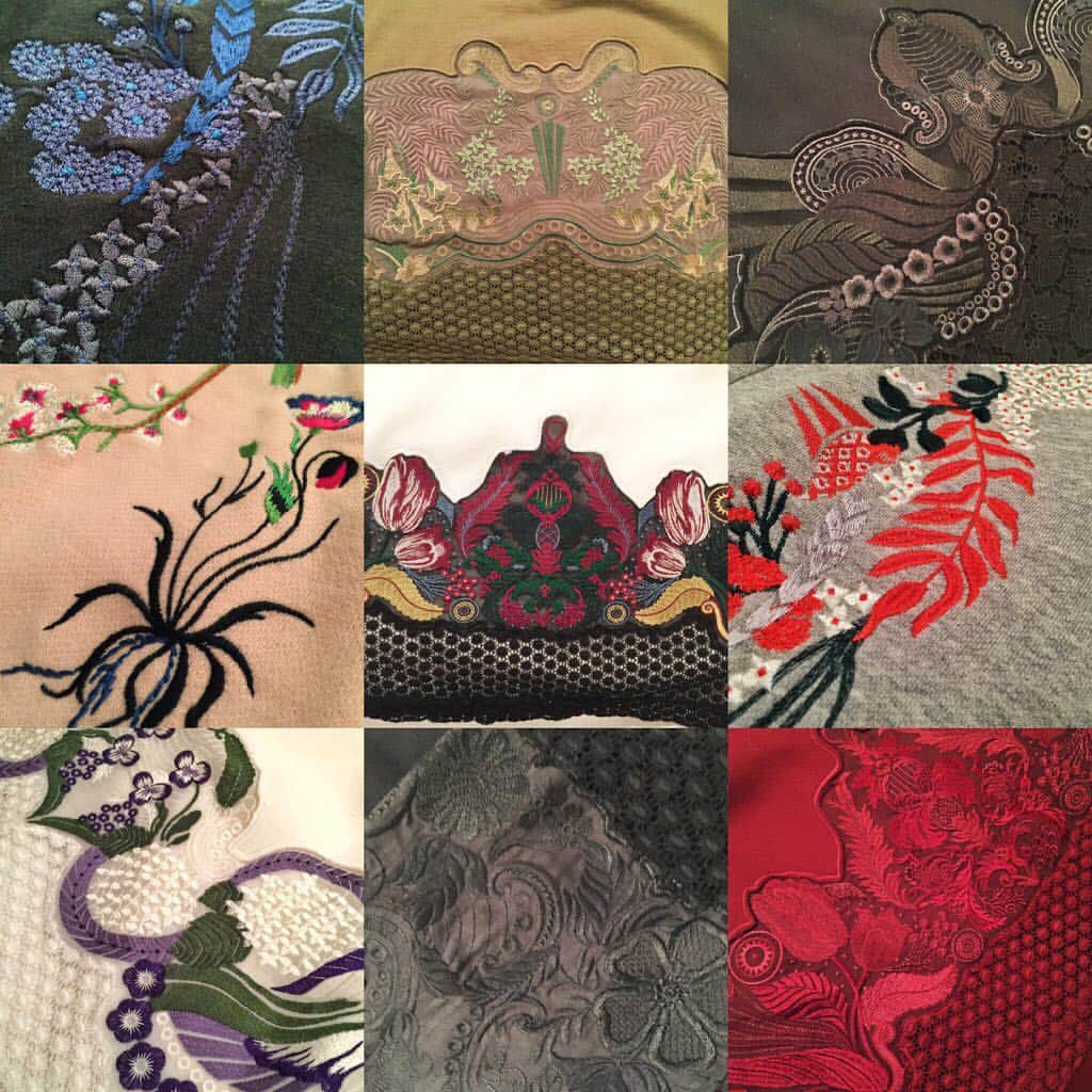 みづなれいのインスタグラム：「お気に入りのmameのスウェットたち。刺繍最高。 #mamemamemame #mamekurogouchi」