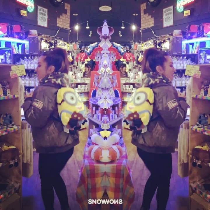 AMIIIIのインスタグラム：「. ゆいとお出掛け楽しかった〜💓 . いつもふざけてばっかり、笑ってばかり😂 ゆいありがとう🙏🏾💕 . #me #tbt #dayoff #minions #funny #goodday #happy #ミニオン #急いでまーす🏃‍♀️💨」