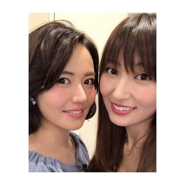 磯山さやかさんのインスタグラム写真 - (磯山さやかInstagram)「昨日の収録は、 ようちゃんと一緒で心強かった。  #熊田曜子  ちゃん #収録 #いつも私の楽屋に入り浸り」1月9日 9時05分 - sayakaisoyama