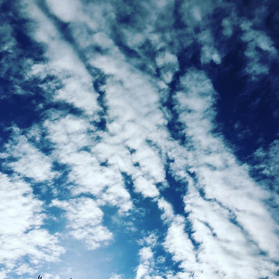 山岸愛梨さんのインスタグラム写真 - (山岸愛梨Instagram)「昨日は雨が降ってどんより空でしたが、やっぱり天気が回復すると気持ちが良いですね(*^^*)可愛い雲が出ていたのでパチリ☆  #ウェザーリポートインスタ版 #天気回復 #雲萌え」1月9日 15時10分 - airi_yamagishi