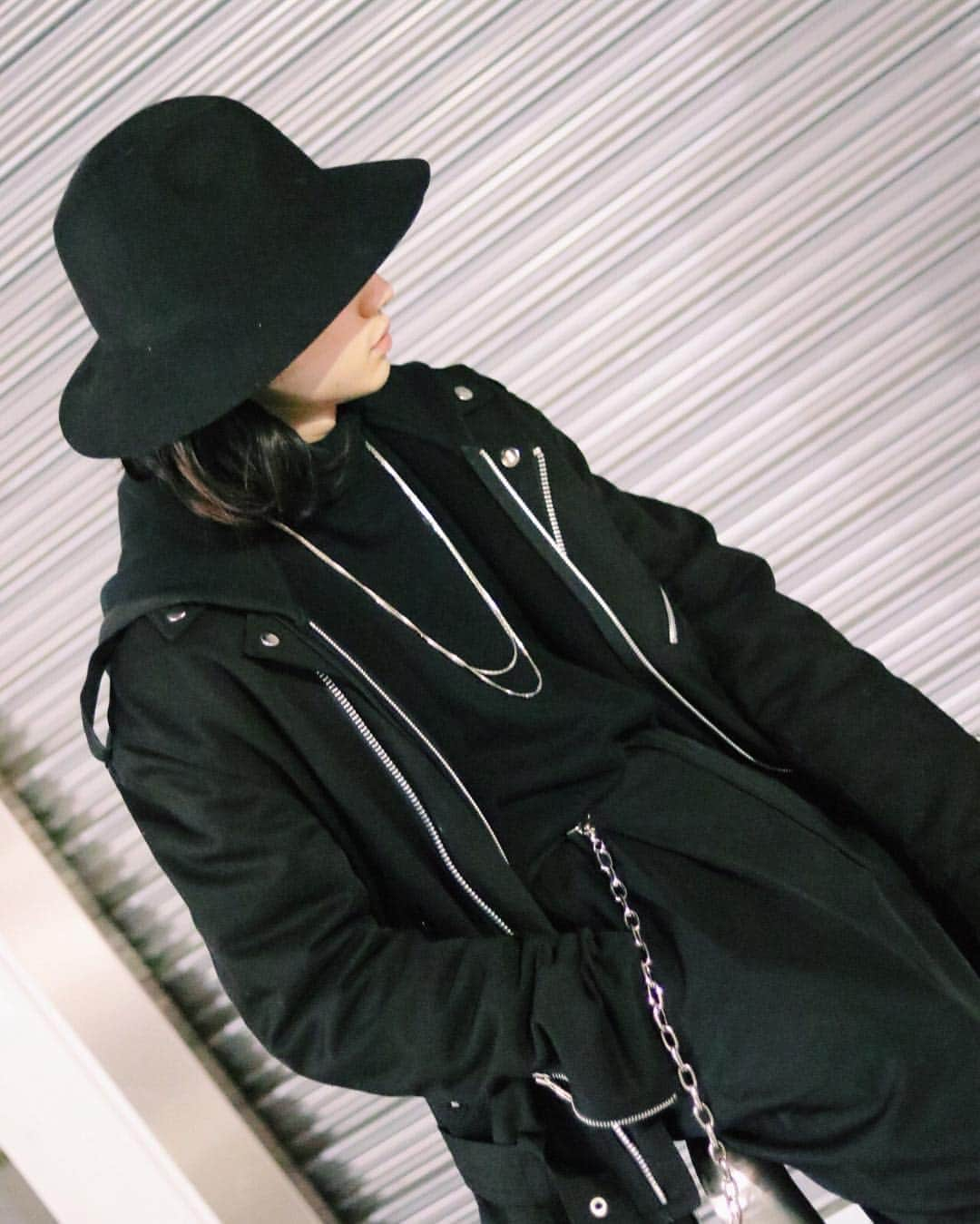 伊達豊のインスタグラム：「#commedesgarcons  #commedesgarconshommeplus  #ridersjacket #ootd #used」