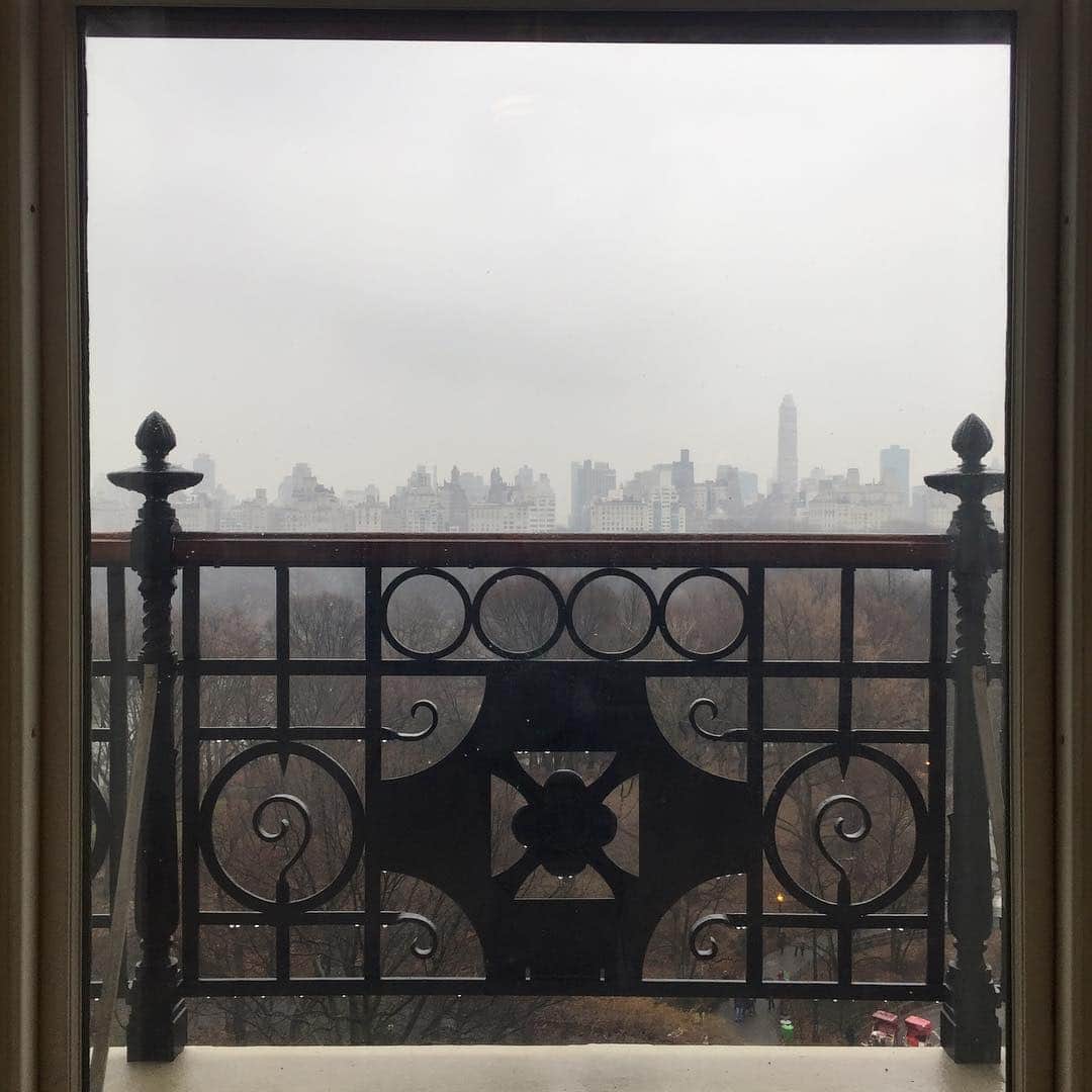 オノ・ヨーコのインスタグラム：「This is the terrace we can see Strawberry Fields from. We came together for some reason, and I do have great joy seeing it every morning - imagine」