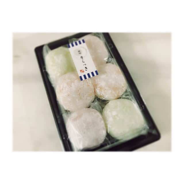 のインスタグラム：「大福！すき！笑 マンゴーの大福がね！美味しすぎて感動した！ 全部こしあんで幸せだった！ 日本点心好吃 일본 과자 맛있는 A Japanese sweet is good. #大福 #こしあん #和菓子 #Japaneseconfection #Japanesesweet #일본과자」
