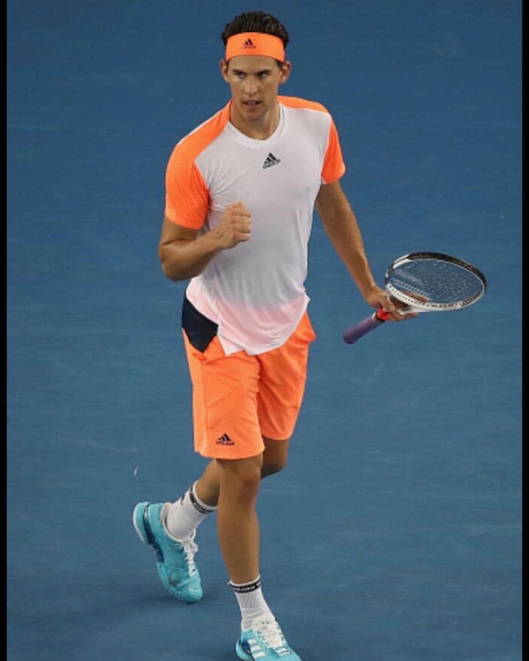 ドミニク・ティエムさんのインスタグラム写真 - (ドミニク・ティエムInstagram)「3rd round Australian Open 😊 #newstyle #mygame」1月20日 1時02分 - domithiem