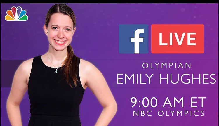 エミリー・ヒューズのインスタグラム：「Join me tomorrow as I go live on @nbcolympics Facebook page to discuss @usfigureskating National Championships and answering questions! #uschamps17 #olympics」