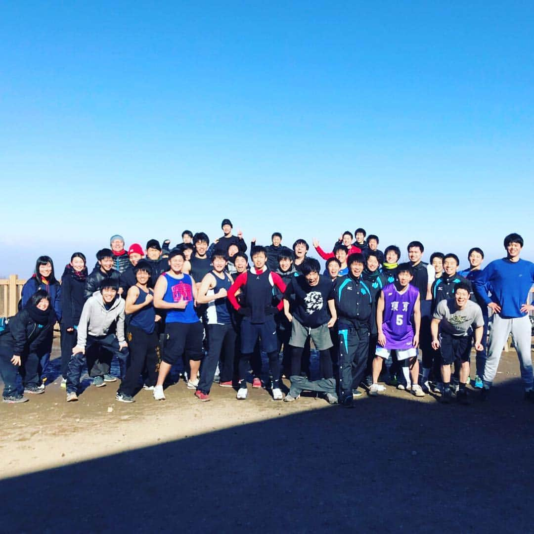 青木保憲のインスタグラム：「新シーズン始動！ #筑波山登山 #馬場杉浦増田不在 #打破 #キャプテン頑張ります」