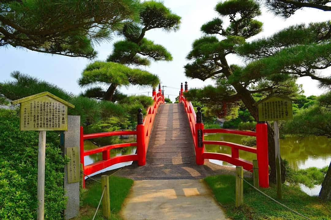 Teiener Japanのインスタグラム：「#teiener #japanesegarden #Japan #garden #kagawa #photo #庭園 #中津万象園」