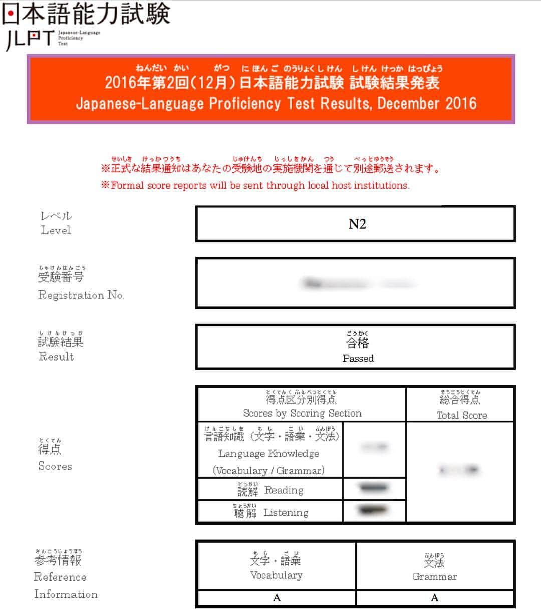 ケヴィン・レイノルズのインスタグラム：「12月に行われた日本語能力試験のオンライン結果は昨日出たそうです。  チェックしたら・・・ 合格。ほっとしているし、嬉しいです。  これから1級合格を目指して、少しずつ勉強していきたいと思います。  コキットラム日本語アカデミー、ありがとう。  It looks like the online results of the December Japanese Language Proficiency Test came out yesterday.  After checking... I passed! I'm a little relieved, and very happy.  Now I plan to study at a gradual pace with the aim of passing the highest level, N1, next year.  Thank you CJLA!  #日本語能力試験 #jlptn2」